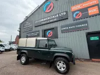 Used Land Rover Defender 122 HP (89 kW) 2009 Green Pickup