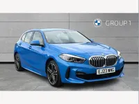 Used BMW 118 M Sport 136 HP (100 kW) 2023 Blue Hatchback