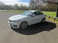Begagnad BMW 218 M Sport 2017 Vit Sportkupé