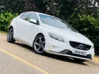 Used Volvo V40 R-Design 115 HP (84 kW) 2014 White Hatchback