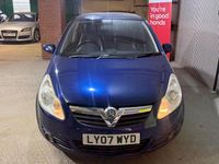 Used Vauxhall Corsa Design Edition 90 HP (66 kW) 2007 Blue Hatchback