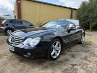 Used Mercedes SL500 Classic 306 HP (225 kW) 2003 Blue Cabriolet