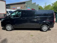Used Ford Transit Custom Limited 130 HP (95 kW) 2022 Black Van