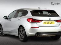 Used BMW 118 Sport Line 138 HP (101 kW) 2019 Silver Hatchback