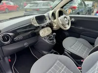 Used Fiat 500 Lounge 69 HP (50 kW) 2017 Black Hatchback