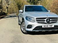 Used Mercedes GLC250 AMG line 211 HP (155 kW) 2018 Silver SUV