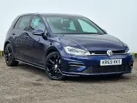 Used VW Golf VII R-line Edition 150 HP (110 kW) 2019 Blue Hatchback