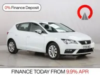 Używany Seat Leon SE 130 KM (95 kW) 2019 Biały Hatchback