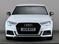 Used Audi A3 Black Edition 116 HP (85 kW) 2018 White Sedan