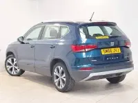 Käytetty Seat Ateca Ecomotive 115 HP (84 kW) 2017 Sininen Katumaasturi
