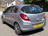 Used Vauxhall Corsa Club 89 HP (65 kW) 2008 Silver Hatchback
