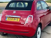 Used Fiat 500C S 69 HP (50 kW) 2014 Red Cabriolet