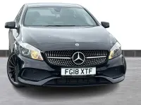 Used Mercedes A200 AMG line 136 HP (100 kW) 2018 Black Hatchback