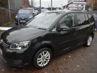 Used VW Touran SE 105 HP (77 kW) 2014 Black MPV