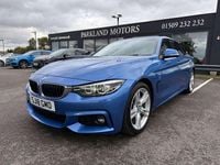 Used BMW 420 Gran Coupé M Sport 190 HP (139 kW) 2018 Blue Coupe