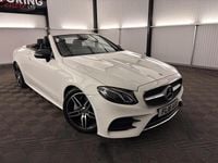 Used Mercedes E220 AMG line 2018 White Cabriolet