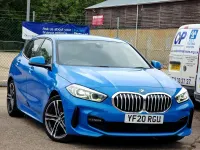 Begagnad BMW 116 M Sport 2020 Blå Halvkombi