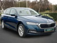 Used Skoda Octavia SE L 147 HP (108 kW) 2023 Petrol blue metallic Estate