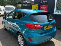 Used Ford Fiesta Titanium 125 HP (91 kW) 2017 Blue Hatchback