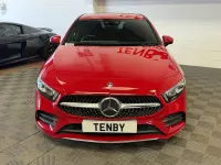 Used Mercedes A200 AMG Line Premium 163 HP (119 kW) 2019 Red Hatchback