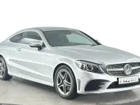 Used Mercedes C220 AMG line 194 HP (142 kW) 2022 Silver Coupe