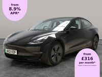 Used Tesla Model 3 Long Range AWD 366 kW (498 HP) 2021 Black Sedan