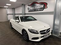 Used Mercedes C220 Premium Plus 170 HP (125 kW) 2017 White Cabriolet
