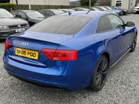 Used Audi A5 Black Edition 190 HP (139 kW) 2015 Blue Coupe