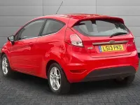 Used Ford Fiesta Zetec 99 HP (72 kW) 2013 Red Hatchback