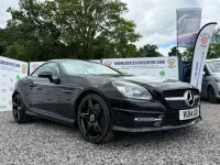 Used Mercedes SLK250 AMG 204 HP (150 kW) 2014 Black Cabriolet