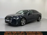 Used Audi A6 S-Line 204 HP (150 kW) 2022 Blue Sedan
