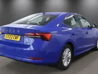 Used Skoda Octavia SE Technology 110 HP (80 kW) 2022 Blue Hatchback