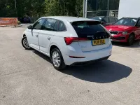Used Skoda Scala SE 85 HP (62 kW) 2019 White Hatchback