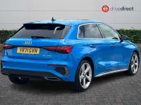 Used Audi A3 Sportback S-Line 150 HP (110 kW) 2021 Blue Hatchback
