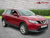 Used Nissan Qashqai Acenta 110 HP (80 kW) 2016 Red SUV