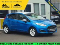 Used Ford Fiesta Zetec 2016 Blue Hatchback