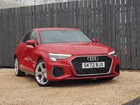 Used Audi A3 S-Line 150 HP (110 kW) 2022 Red Sedan
