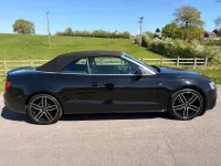 Used Audi A5 Cabriolet S-Line 2015 Black Cabriolet