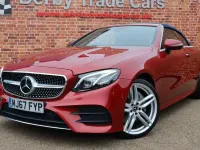 Used Mercedes E400 AMG line 2017 Red Cabriolet