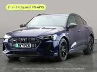 Usado Audi e-tron Black Edition 300 kW (408 CV) 2022 Azul SUV