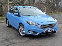Used Ford Focus Zetec 100 HP (73 kW) 2017 Blue Hatchback