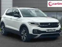 Used VW T-Cross Black Edition 115 HP (84 kW) 2024 White SUV