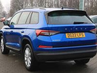Used Skoda Kodiaq SE 150 HP (110 kW) 2022 Race blue metallic SUV