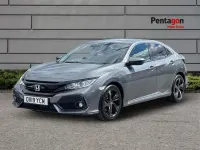 Used Honda Civic SR 124 HP (91 kW) 2019 Grey Hatchback