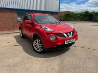 Used Nissan Juke Acenta 110 HP (80 kW) 2014 Red SUV