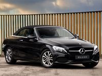 Used Mercedes C250 204 HP (150 kW) 2018 Black Cabriolet