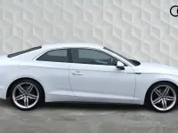 Used Audi A5 S-Line 147 HP (108 kW) 2019 Glacier white Coupe