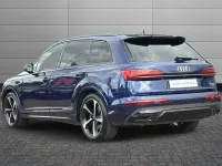 Used Audi Q7 Black Edition 286 HP (210 kW) 2022 Navarra blue SUV