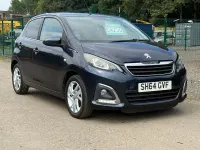 Used Peugeot 108 Allure 82 HP (60 kW) 2014 Blue Hatchback