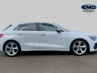 Used Audi A3 Sportback S-Line 110 HP (80 kW) 2023 White Hatchback